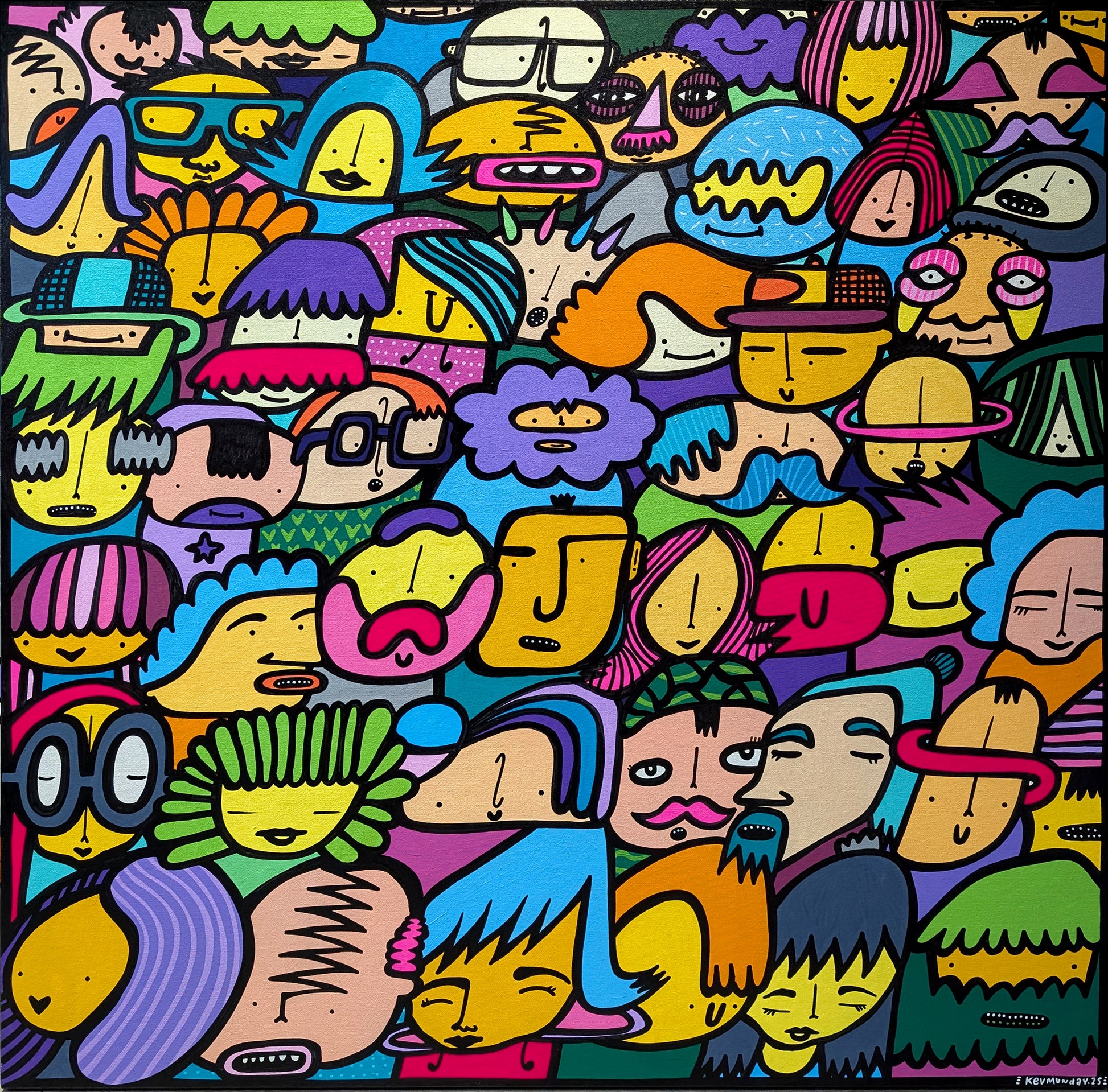 We All Live Here - Original painting